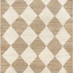 nuLOOM Maxwelle Diamond Trellis Natural 5 ft. x 8 ft. Indoor Area Rug