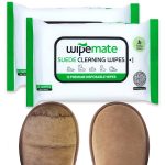 Wipemate Premium Suede Cleaner Wipes, Quick Wipes for Home or Travel, Removes Dirt, Grime & Stains, Cleaning Wipes for Suede Shoes, Boots, Bags, Etc