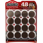 48 Brown Premium Chair Felt Furniture Pads X-Protector!