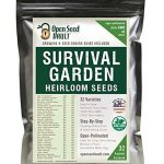 15,000 Non GMO Heirloom Natural Vegetable Seeds, Survival Garden 32 Variety Pack