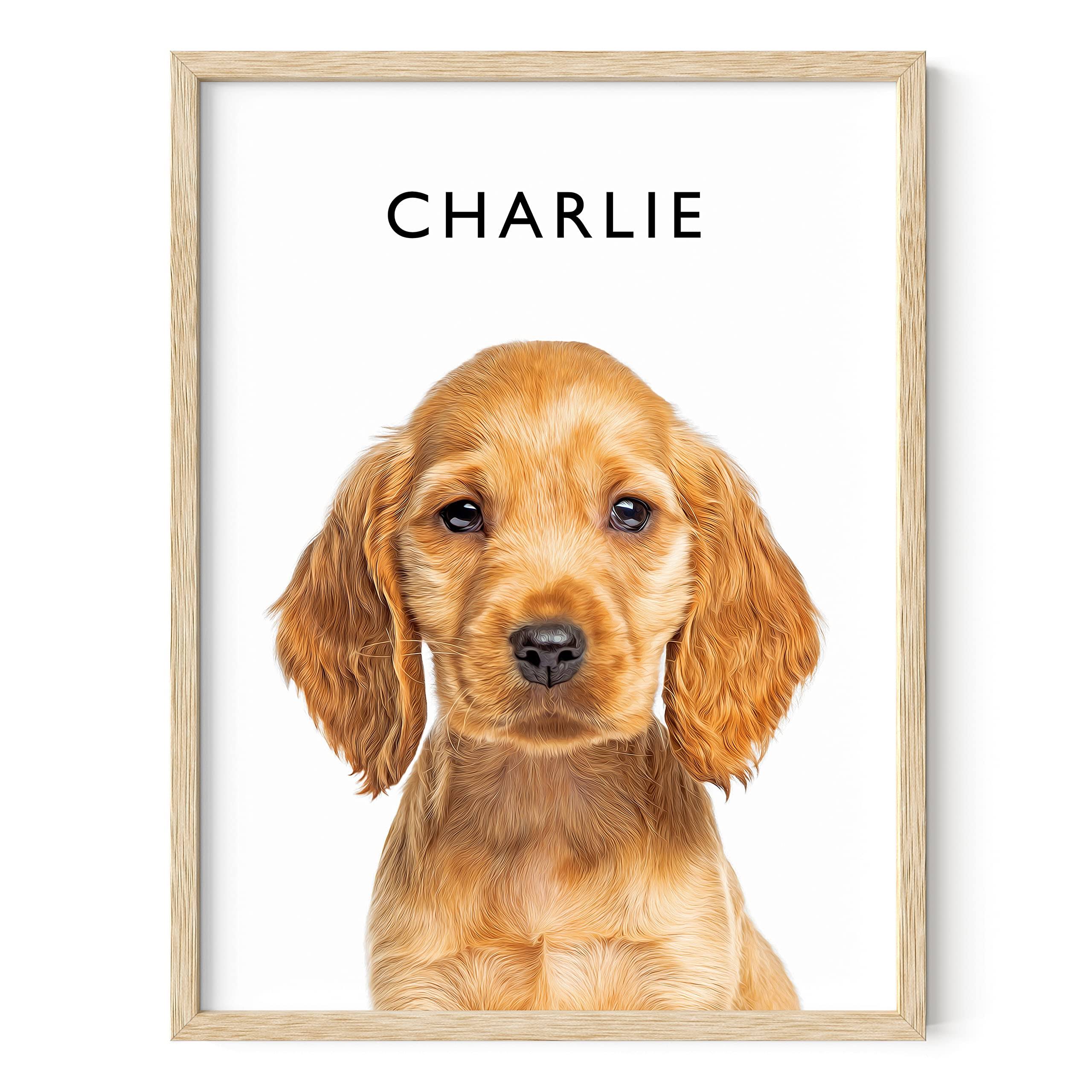 6c991e91f32a1325411d0b133bddcf8f4bd3fe19ed5d420da0a4d10dc95fe20d.jpg Create Your Own Customize Poster of Pet Portrait or Landscape - Custom Posters Upload Images of Cat & Dog Art, Customized Dog Pictures Wall Decor, - Image 1