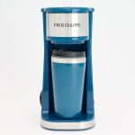 Frigidaire Stainless Steel Single Cup Coffee Maker with Mug ,Navy
