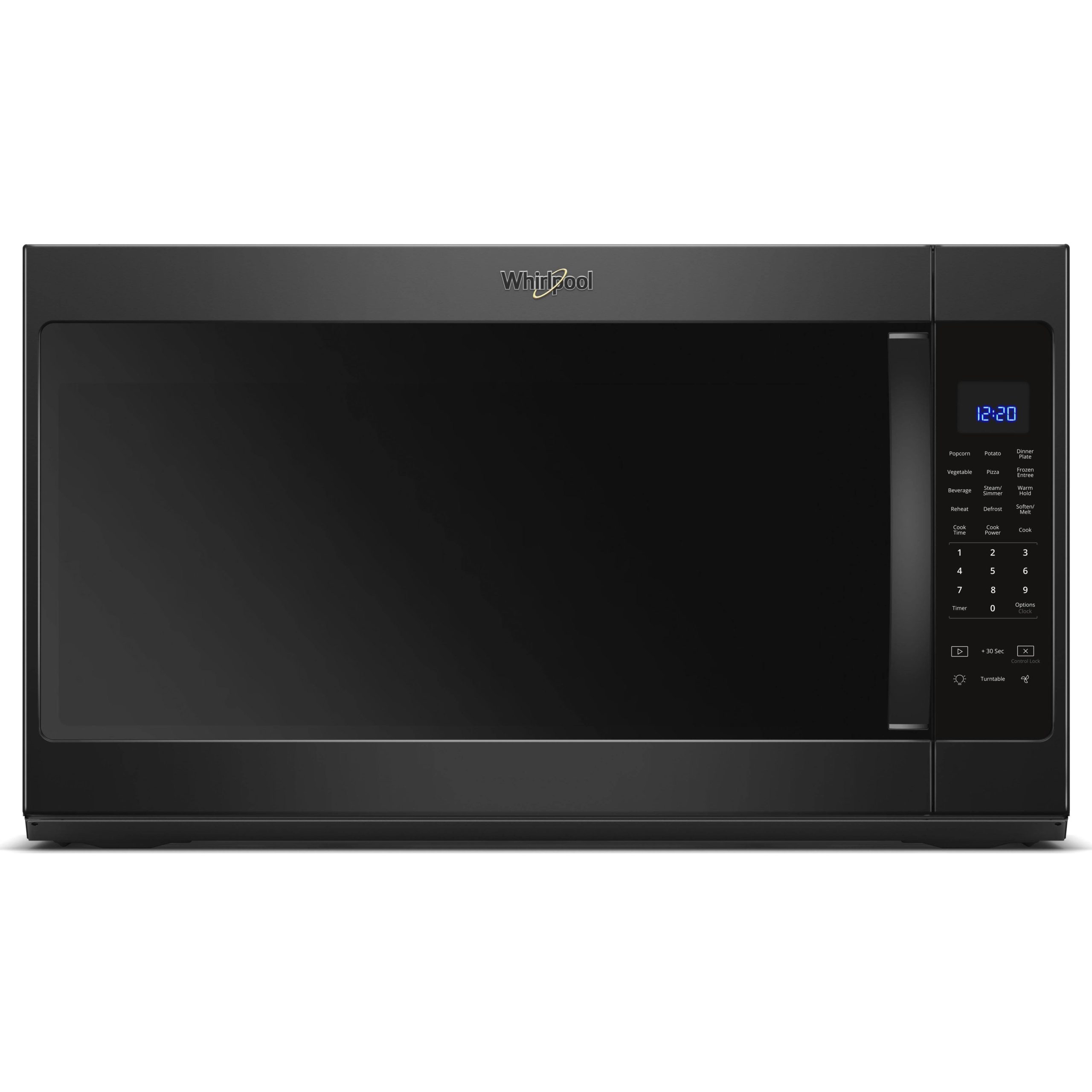 6cd2ddbdcd8478aa140c0e47eb1c0249aa40c74be7d3d8c75cb09af1c21821a5.jpg Whirlpool WMH53521HB 2.1 Cu. ft. Over-The-Range Microwave with Steam Cooking Black - Image 1