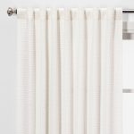 Threshold Light Filtering Honeycomb Window Curtain Panel - White - 54 x 84 in