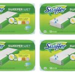 Swiffer Sweeper Wet Mopping Pad Refills for Floor Mop Open Window Fresh Scent 12 Count - 4 Pack