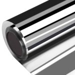 One Way Window Film Privacy Tint Heat Control Door Glass Coverings Anti UV Reflective Sun Blocking Static Self Cling Tinting,No Glue Window Mirror