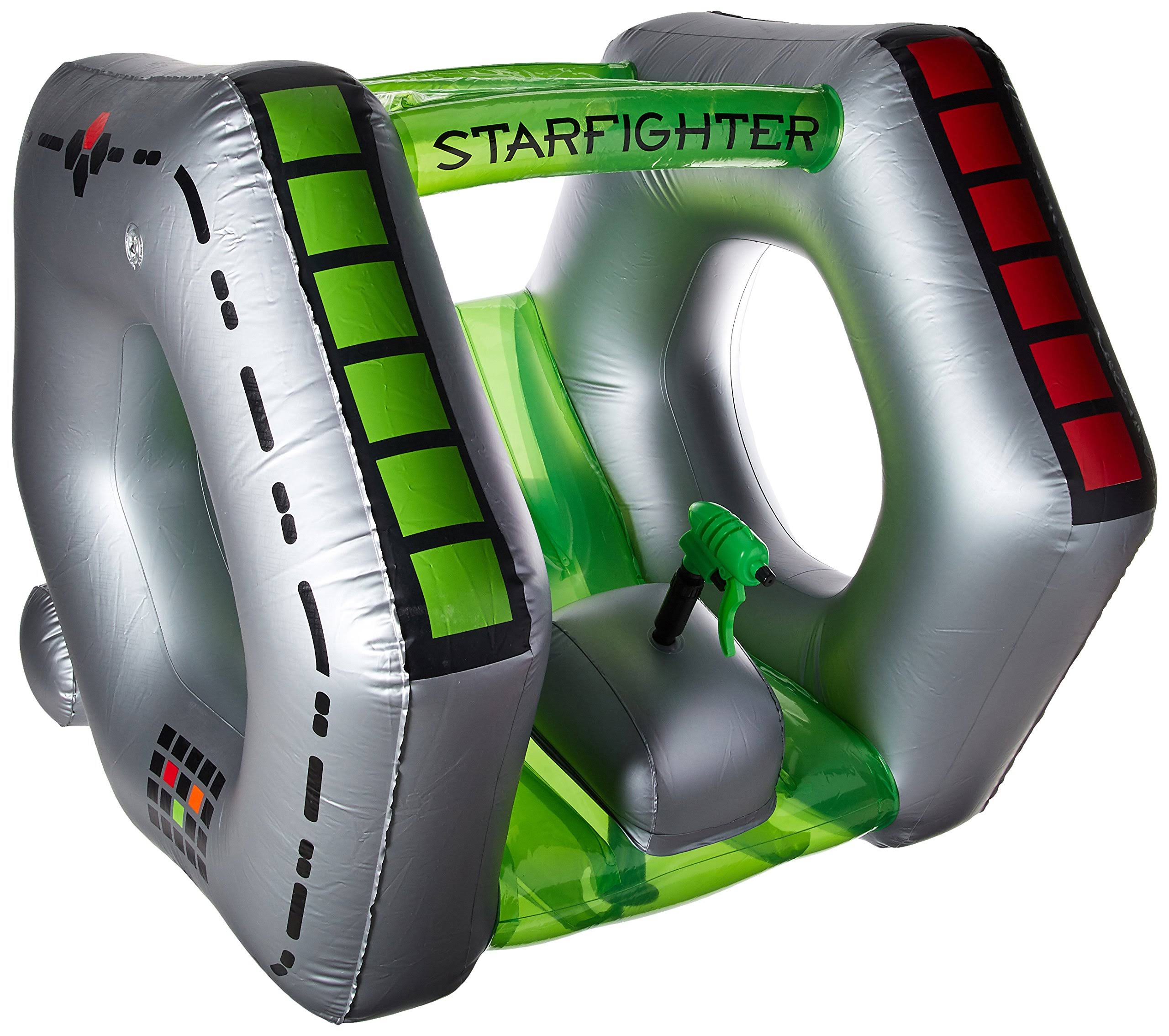 6d0b9f4f6a81c05492843bb2eb29dd90ecb489884450c4d3666d3af72bd47244.jpg Swimline Starfighter Super Squirter Inflatable Pool Toy - Image 1