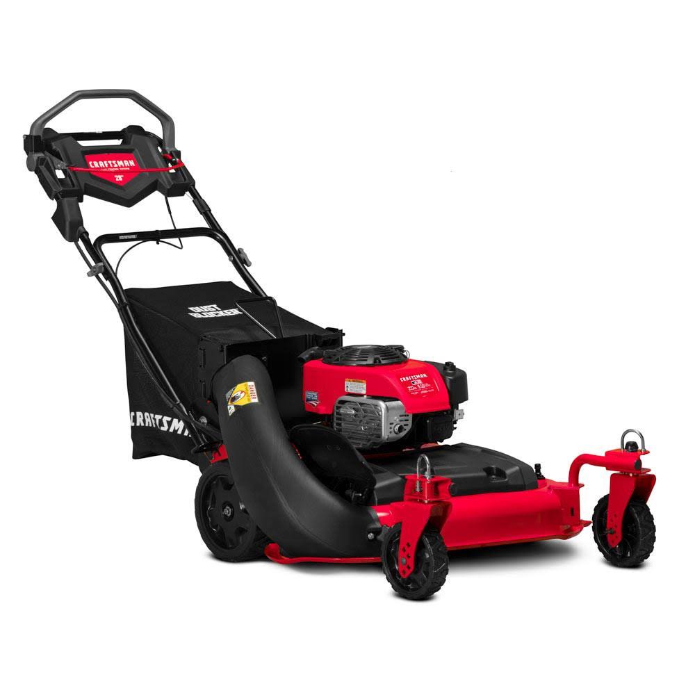 6d29c2e6bb3c7f755ab1948a06c13effbeb7b4dcaa8855aa568fac7a81437cfb.jpg Craftsman M430 223-cc 28-in Gas Self-Propelled Lawn Mower with Briggs and Stratton Engine | CMXGMAM201202 - Image 1