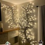 Sareda Enchanted Willow Vine Lights with Remote Control On/Off Timer, 8 Modes 3 Level Dimmable Lighted Willow Vine Lights Home Decor(1PCS)