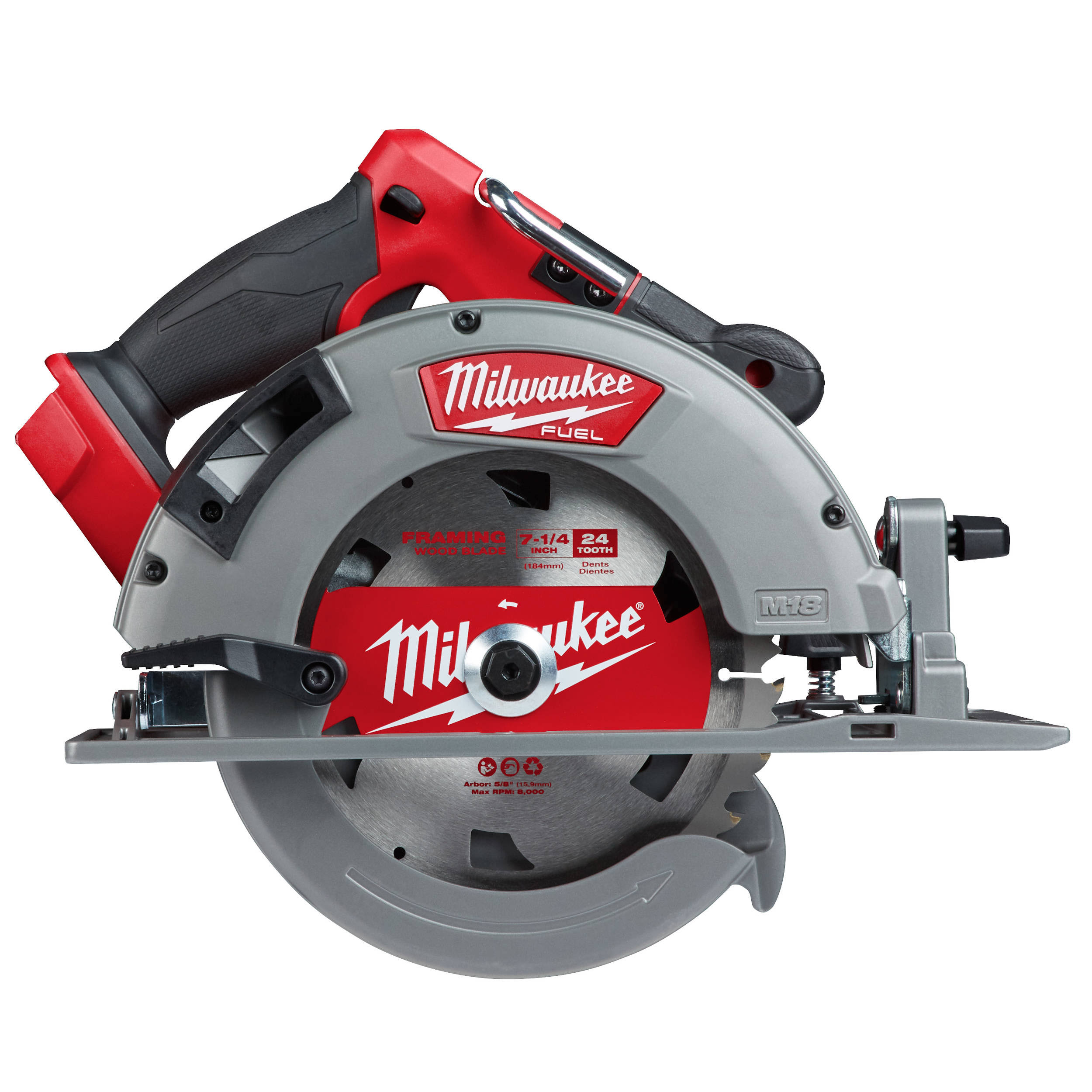 6d83e81ac984a7971c0efc406a457feaec988a673510b03914f91a8ea276ab4f.jpg Milwaukee Tool. 2732-20. M18 Fuel 7-1/4 Circular Saw - Image 1