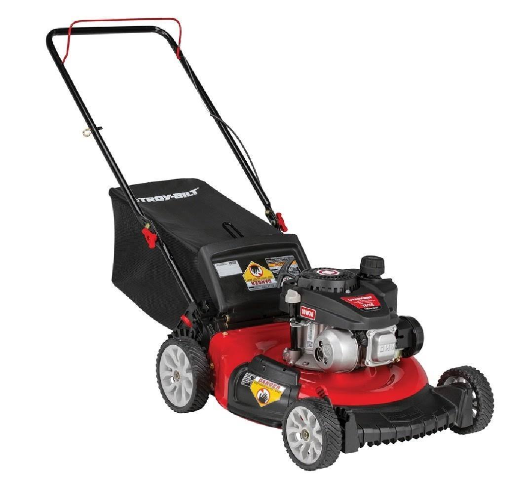 6d86e3791f795bf709d21961ebb2ddc1daf3c7ca573d1d64bc3ec51370261a95.jpg Troy-Bilt TB115 21 in. Push Gas Lawn Mower - Image 1