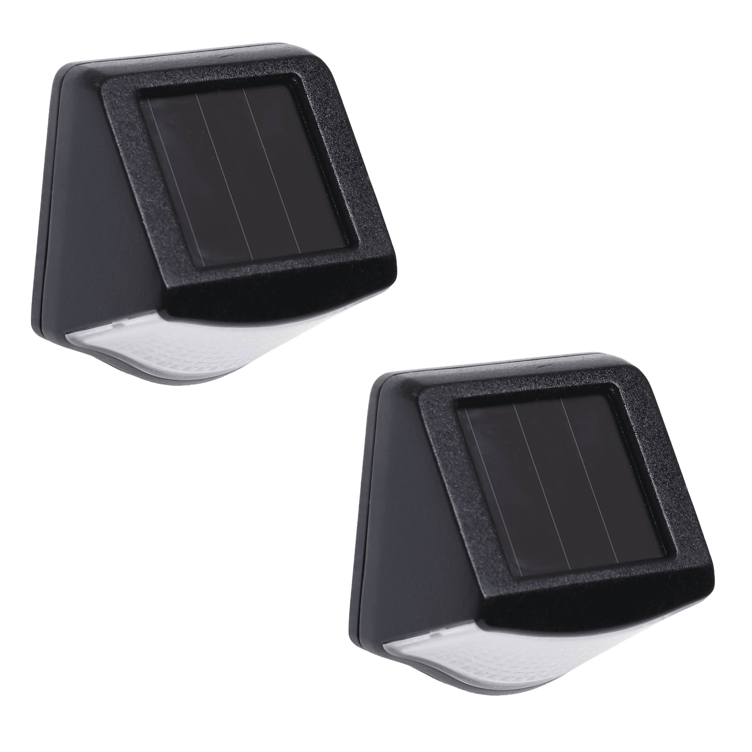 6d9ac02b50935d44e179335ff802b0edfd1d9e9eff2eb59580cb31e9e0c9b2a1.jpg Mainstays 3 Lumens Solar Powered Black Mountable LED Step Light - 2 ct - Image 1