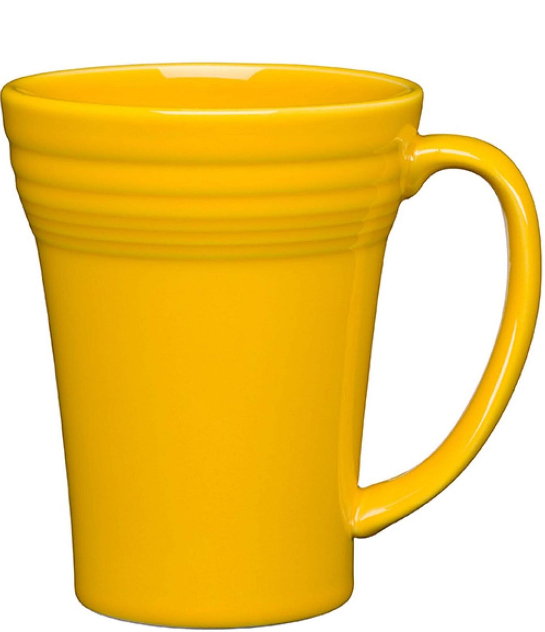 6da81b104b6be8331f52b5a240b43c2f75927c3c6c90bb1efc919d6819416ba5.jpg Fiesta 18 oz Bistro Latte Mug - Daffodil - Image 1