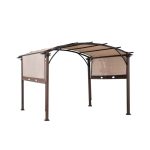 Living Accents A106000506 Pergola Fabric Arched 10 ft. H x 10 ft. L