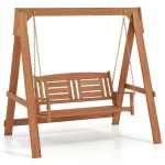 Tangkula 2-Seater Porch Swing Adjustable Chains