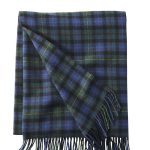 L.L.Bean Washable Wool Plaid Throw Blanket - Smith Plaid