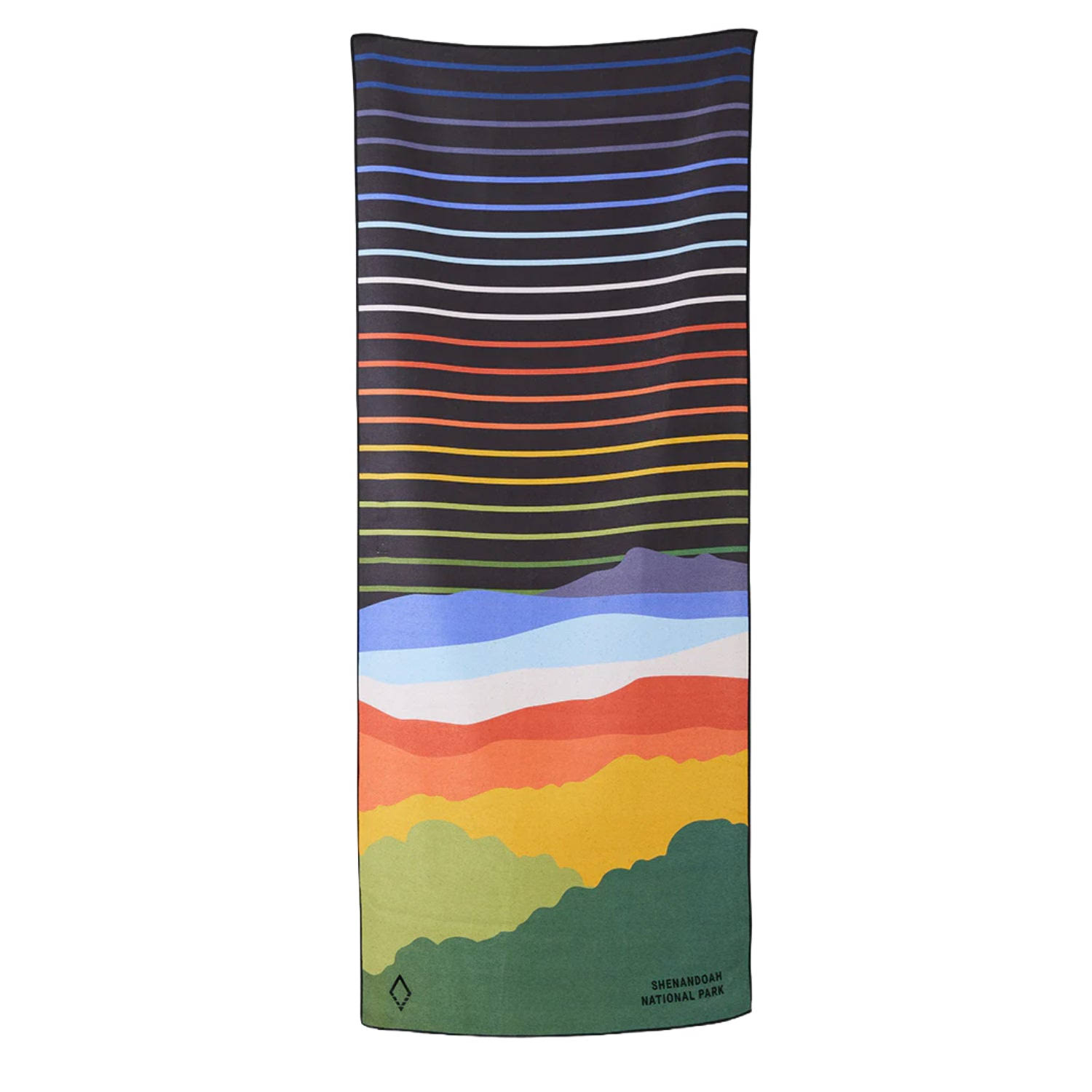 6e76191a8be3616804e9978a97563758722164ec1682ae610251c17febcce6b8.jpg Nomadix Original Towel National Parks: Shenandoah Multi - Image 1