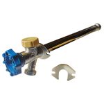 1 Pc. Anti-Siphon Frost Free Sillcock 10 inch, 1/2 inch Push Fit x 3/4 inch GHT Garden Valve