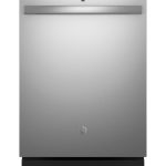 GE Top Control with Plastic Interior Dishwasher with Sanitize Cycle & Dry Boost Stainless Steel