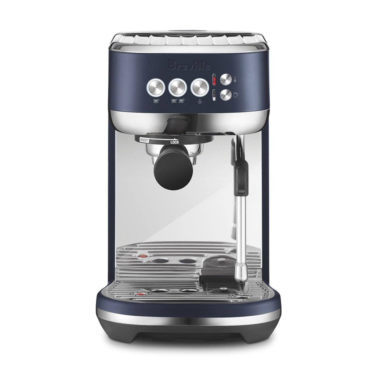 6ee7636a88e6da7327e2bc726a70557f4fa562b677d31dcfaf44a91a5315cd96.jpg Breville Bambino Plus Espresso Machine - Damson Blue - Image 1