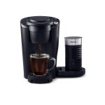 Keurig K-Latte Single Serve K-Cup Coffee and Latte Maker Comes with Milk Frother Compatible with All Keurig K-Cup Pods Matte Black
