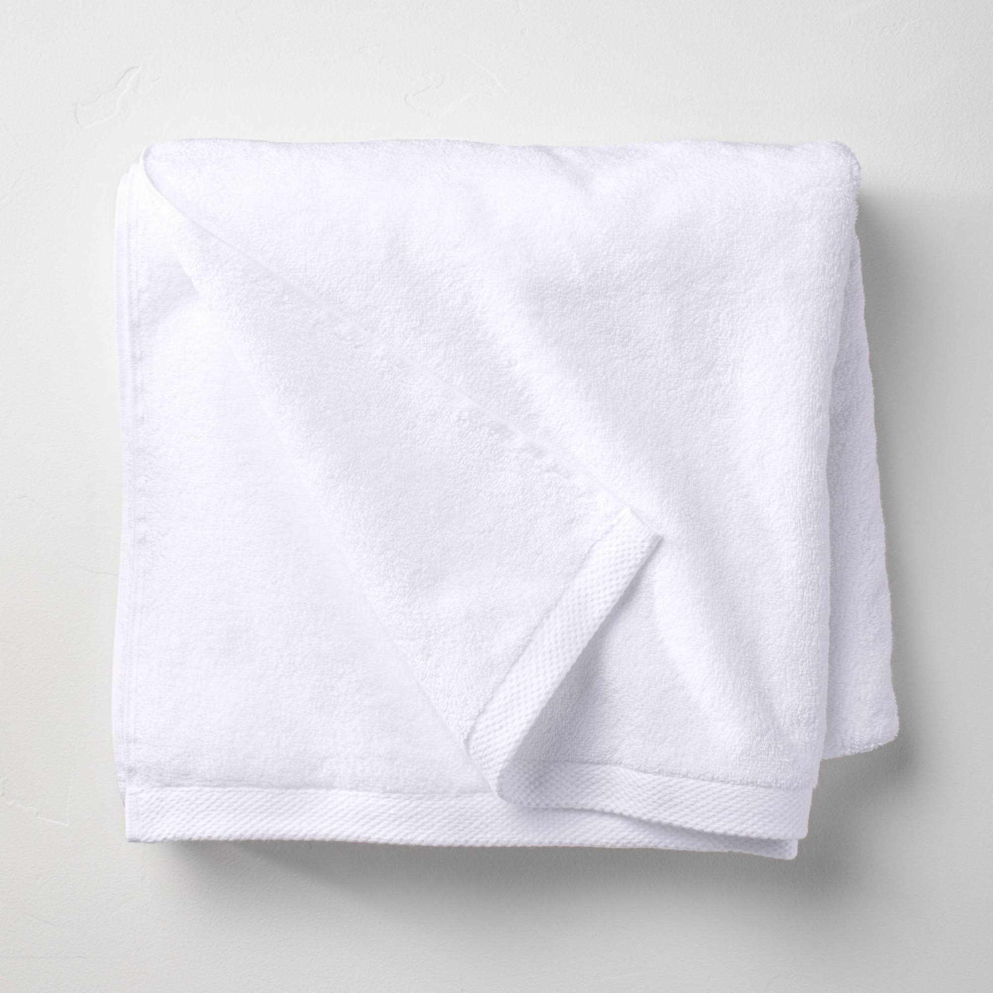 6f16e1649e961c3cf01285865b0edb108f04cc227f598f83920aa97ea38e83fb.jpg Organic Bath Towel White - Casaluna - Image 1