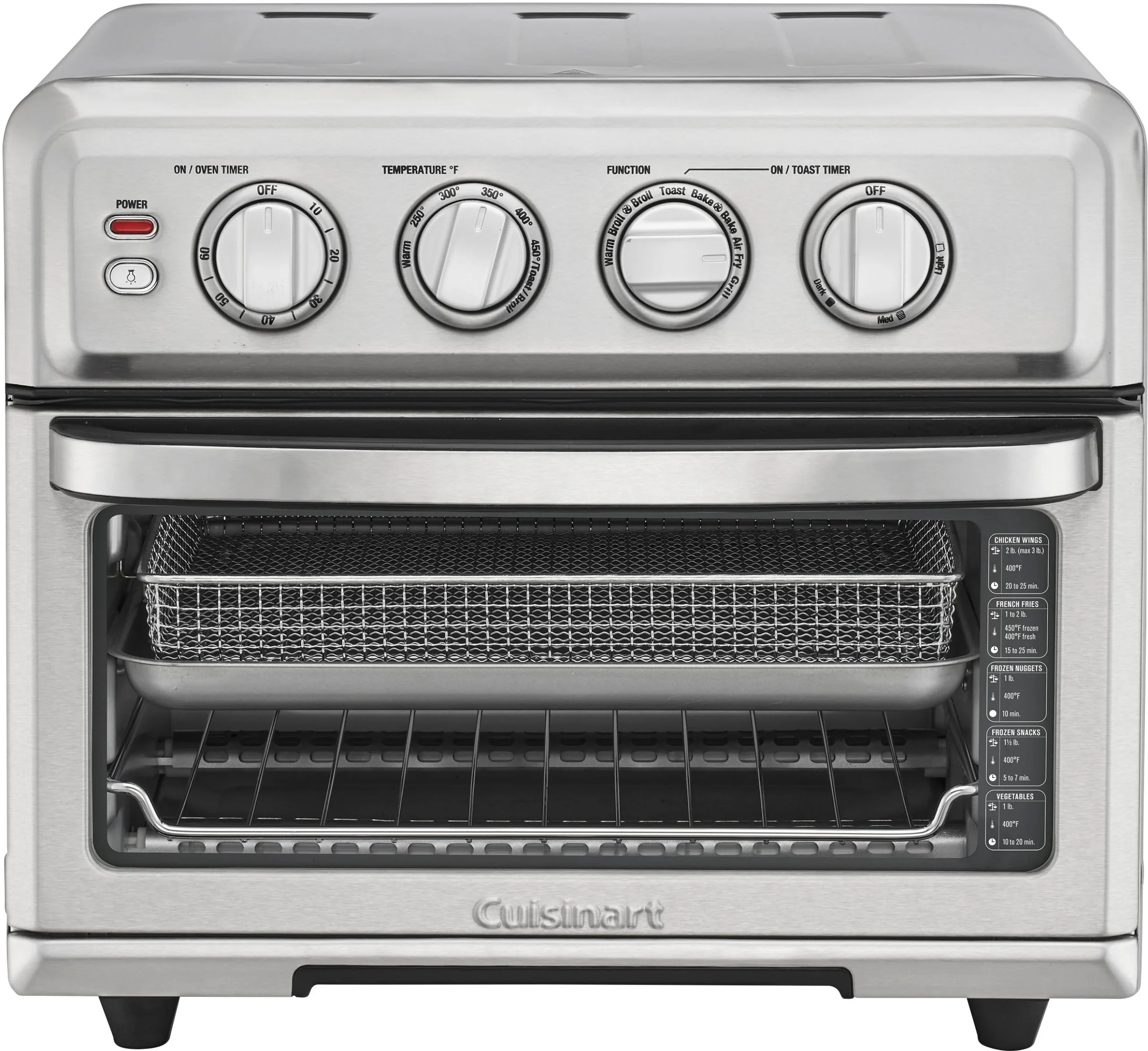 6f443afd6734ddbb44248d7293784e278a160db5c6bcfa343bb26042a9856e35.webp Cuisinart – Air Fryer Toaster Oven with Grill – Stainless Steel - Image 1