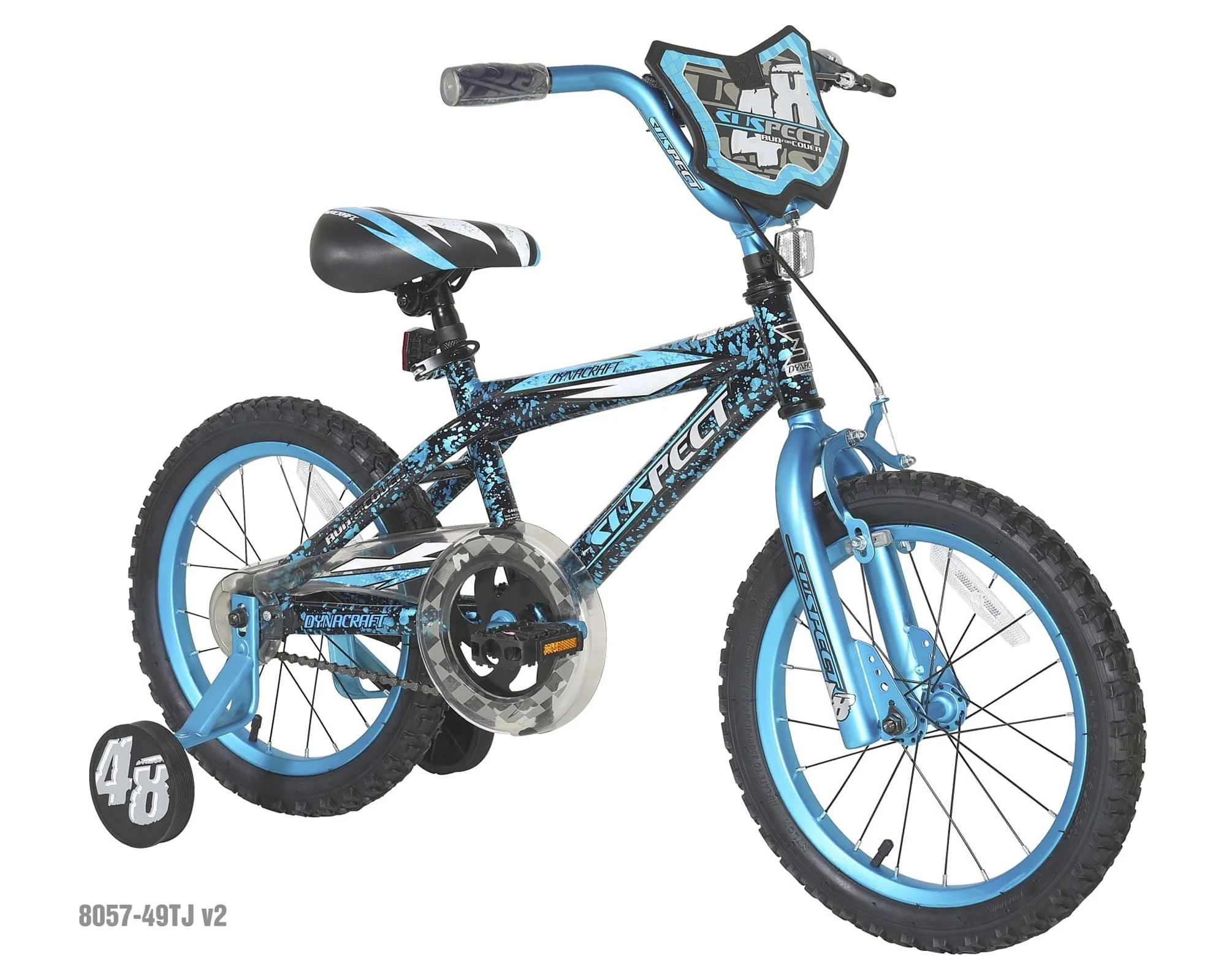 6f6d2fa1517be548e3b7837db34c3ae12e51401fd4fcd78399e1fbf6c5043b1b.webp Dynacraft Suspect 16 - Inch Boys Bike for Ages 6 - 10 Years - Image 1