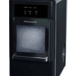 Frigidaire EFIC237 Countertop Crunchy Chewable Nugget Ice Maker 44lbs per Day Auto Self Cleaning Black Stainless