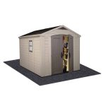 Meitola Outdoor Storage Shed Mat,Waterproof and Dustproof Outdoor Carport Mat��Backing Prevents Liquid Penetration,Soft Material, Patio Furniture Mat