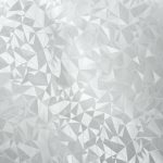 RoomMates Etched Glass Window Film, Silver/Medium Clear