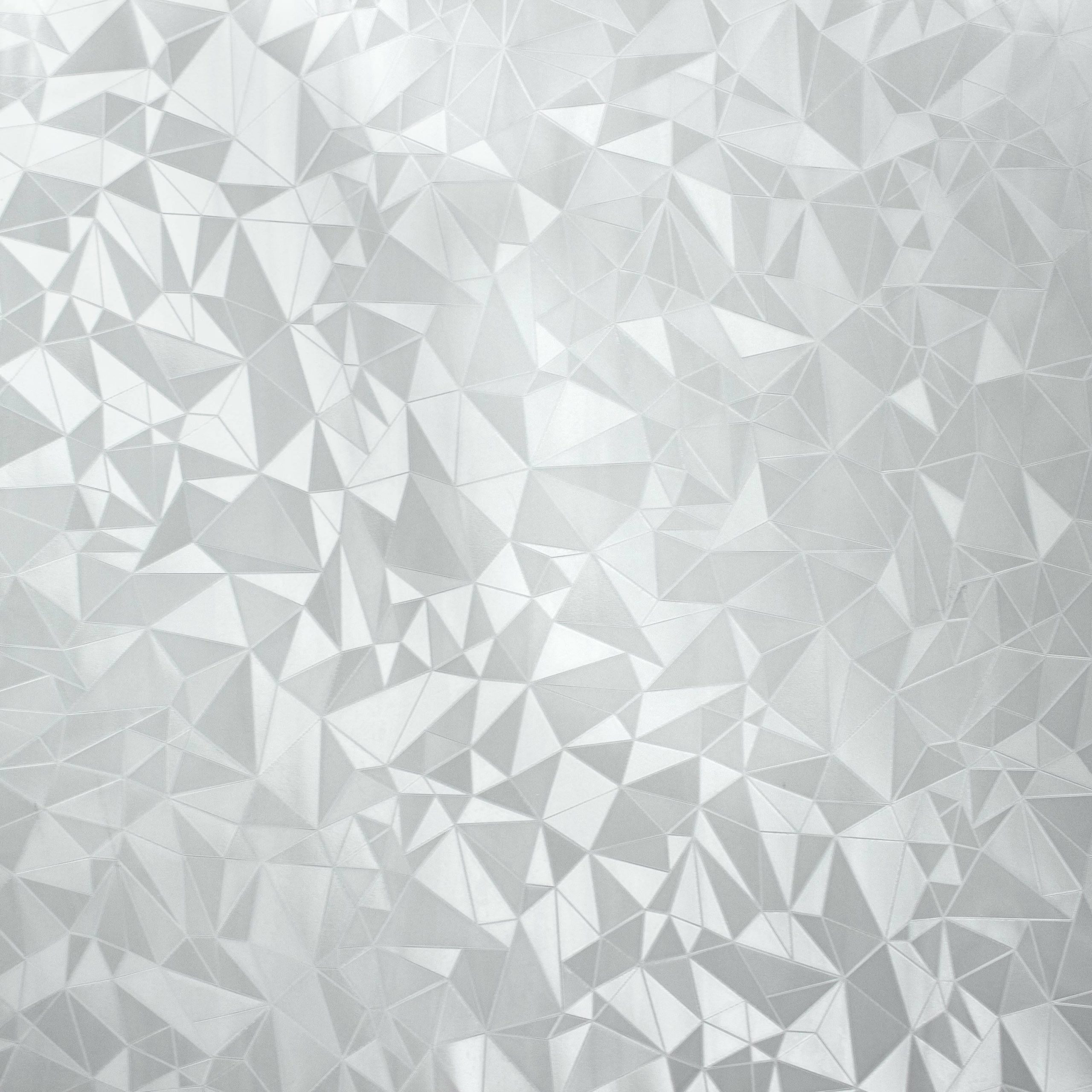6fb15ce2f7b9cc7d818f0c92bf33206306f1a42efd1493d66b4a8524587d6860.jpg RoomMates Etched Glass Window Film, Silver/Medium Clear - Image 1