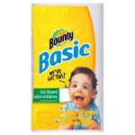 Bounty Basic White Paper 1-Ply Regular Towels - 1 count