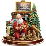Thomas Kinkade The True Meaning of Christmas Tabletop Centerpiece