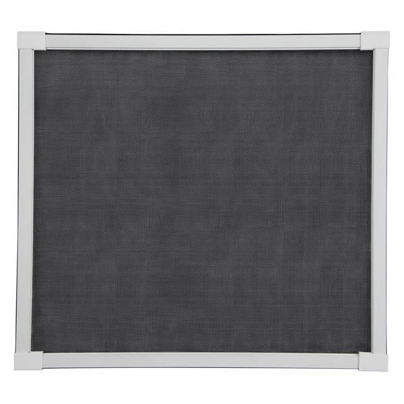 702657e31d7bd8ca36867506f0950b6938a066dd5e157bae9564ef249beab3c7.jpg M-D Building Products 18 x 37 in. White Aluminum Adjustable Screen - Pack of 8 - Image 1