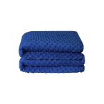 Sleep Soft Weighted Blanket & Removable Cover - Blue - 10 lb