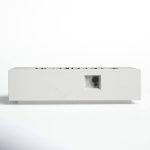 Rashid Rectangle Fire Pit Table Size: 15" H x 56" W x 24" D Finish: White Stone
