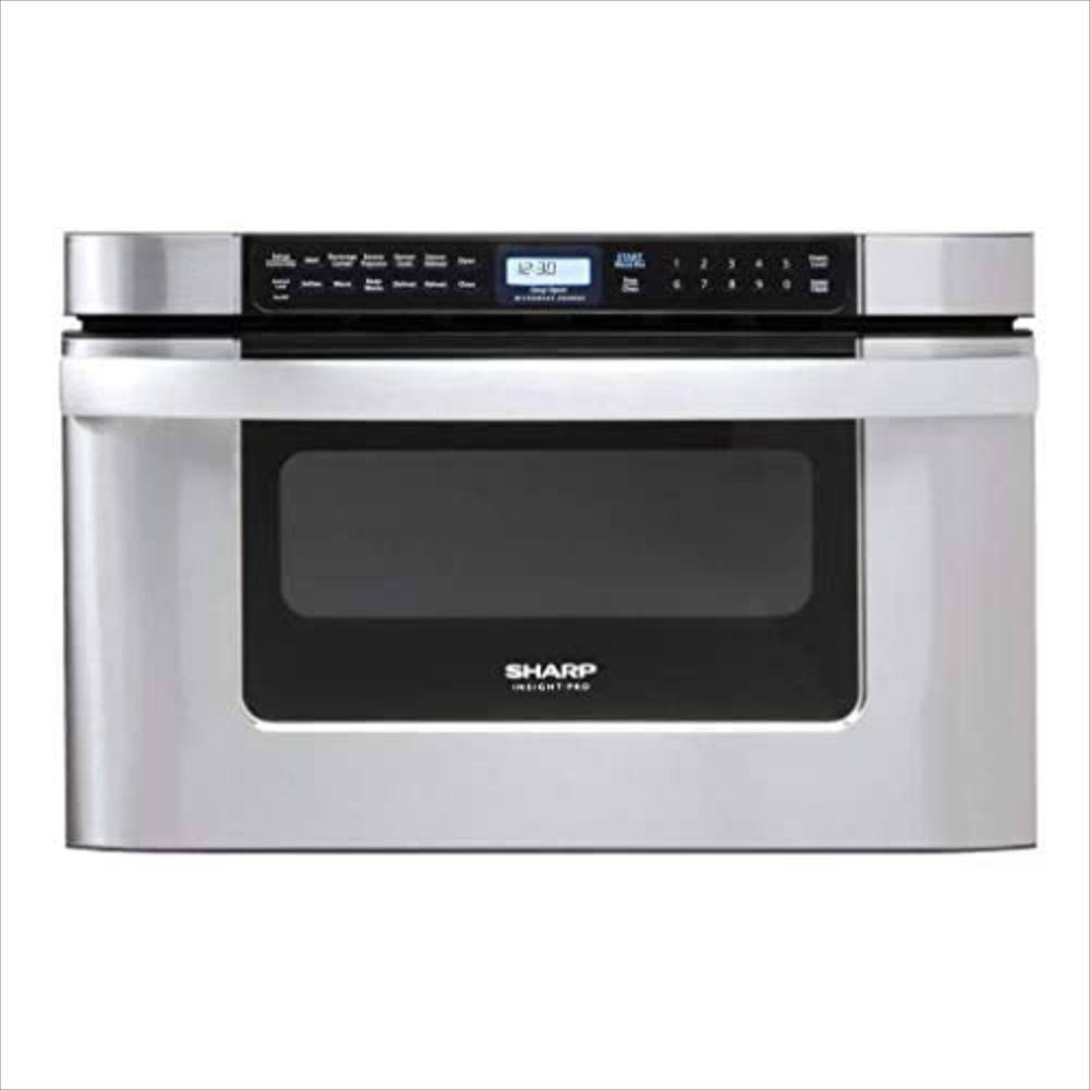 705ea0fceb010edb34a59dff8687c459e029729832dd80b8c59bf0f30ac13de6.jpg Sharp KB-6524PS 24" Built-In Microwave Drawer Oven in Stainless Steel - Image 1