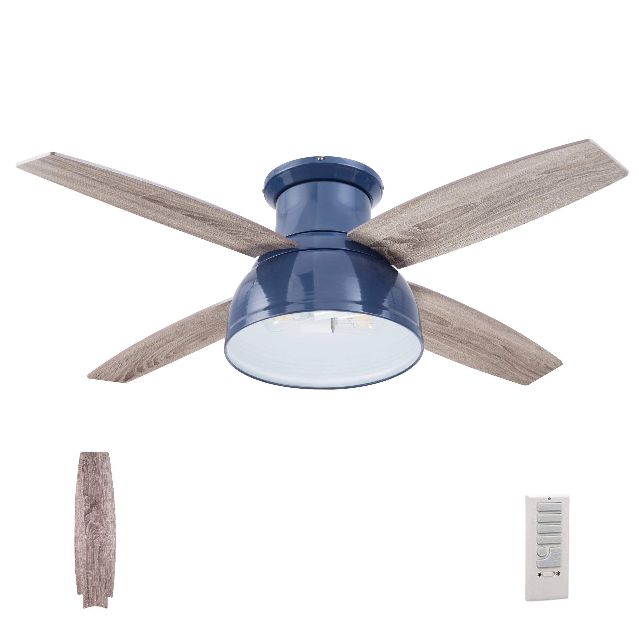 708272162cdac797592bffab23362d9c7be67800bad8d73400310ed71d58a7ab.jpg 52 inch Edora, Sapphire Blue, Remote Control, Ceiling Fan | Prominence Home - Image 1