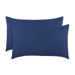 Everyday Kids 2-Pack Toddler Travel Pillowcases - Solid Navy