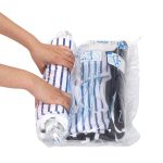 12 Travel Compression Bags, Hibag 12-Pack Roll-Up Space Saver Storage Bags for T