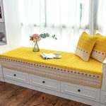 JeogYong Bay Window Cushion Seat Indoor, Farmhouse Window Seat Cushions Indoor for Bedroom, Non Slip Pads/Bay Window Sill Bench Cushions, 27.55 x