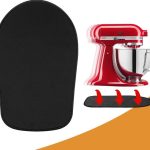 Sliding Mat for KitchenAid Mixer with 2 Black Kitchen Accessories, Mixer Mover Slider Mat Pad for KitchenAid 4.5-5 qt Tilt-Head Stand Mixer, Kitchen