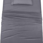Utopia Bedding Soft Brushed Microfiber Wrinkle Fade and Stain Resistant 3-Piece Twin Bed Sheet Set - Grey