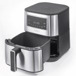 Crux 6 Qt. Digital Air Fryer 1500 Watt - Stainless Steel