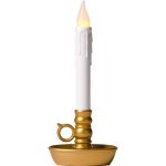 Battery-Operated LED Window Candles, 4-Pack, Gold