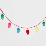Wondershop Velvet Christmas Light Bulb 6' Garland | Target