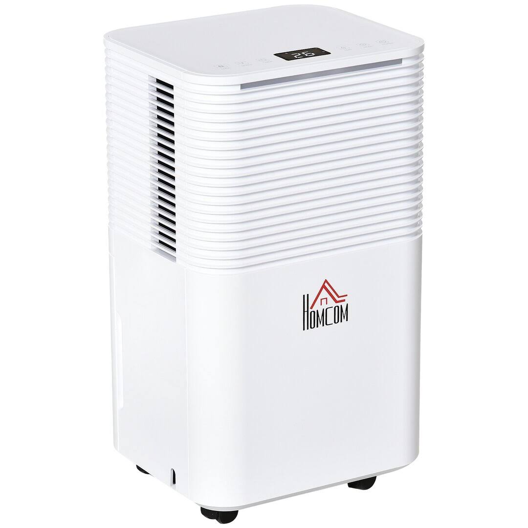 70f8e12e287a5d543296aef3346a7205fe843c159e73fe8bbb86ec09c241a93f.jpg HOMCOM Portable Quiet Dehumidifier for Home Laundry Room Bedroom Basement Moisture Removal per Day: 21 Pints 821-017V80 - Image 1