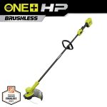 Ryobi P20102BTL-AC One+ HP 18V Brushless 13 in. Cordless Battery String Trimmer (Tool Only) with Extra 3-Pack of Spools