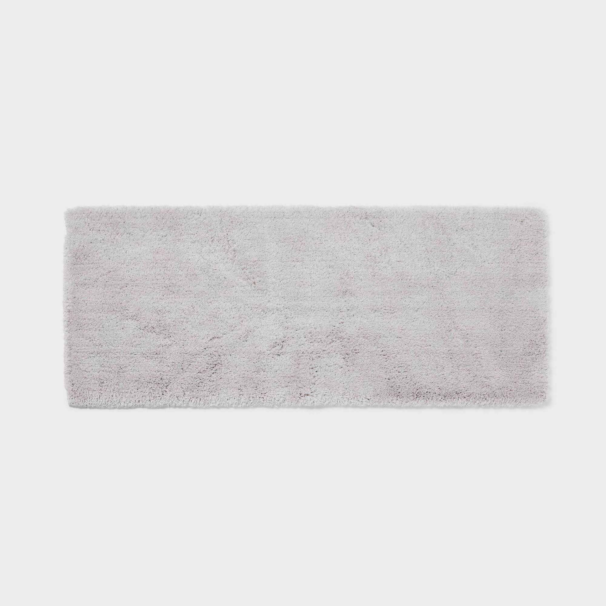 710ea8b655a264d8e4b026da67da56087108ddf8bf06b3b877df126cc101f6fa.jpg 22"x60" Spa Plush Bath Rug Light Gray - Threshold - Image 1